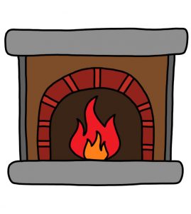 How to Doodle Fireplace