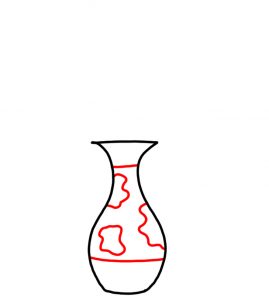 how to doodle Flower in Vase 02