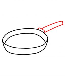 how to doodle frying pan 02