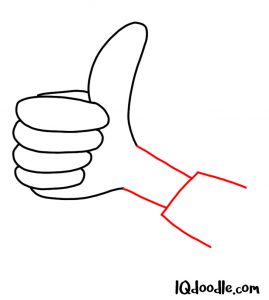 doodle thumbs up