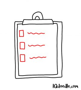 doodling a task