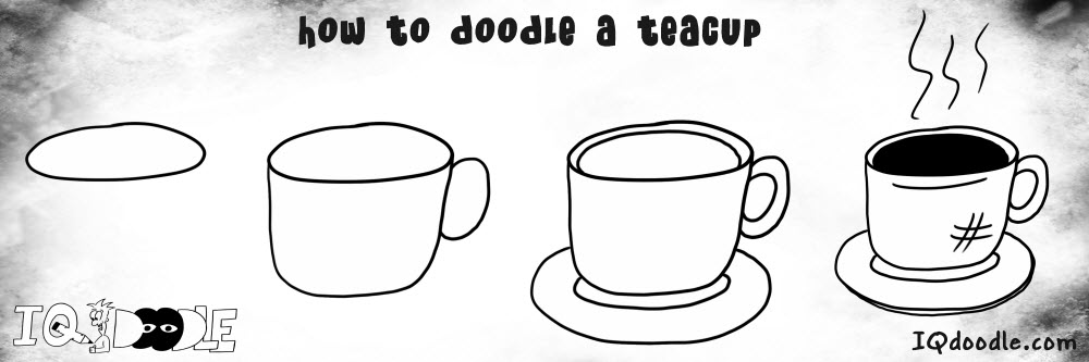 how to doodle teacup
