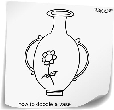 how to doodle vase