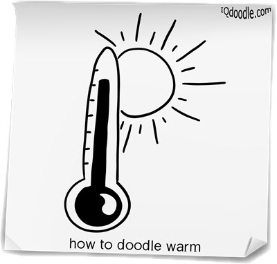how to doodle warm small