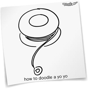 how to doodle yo yo small