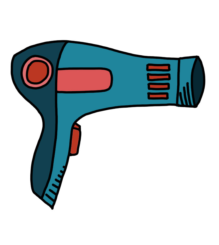 How to Doodle Hairdryer