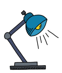 how to doodle desk lamp