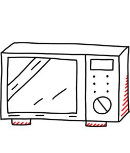 How to doodle a microwave