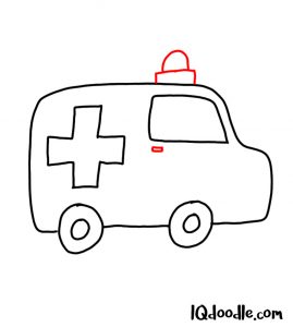 doodle an ambulance