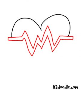 drawing a heartbeat