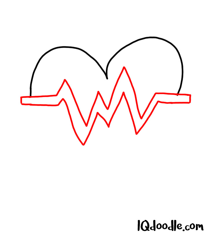 How to Doodle a Heartbeat IQ Doodle School