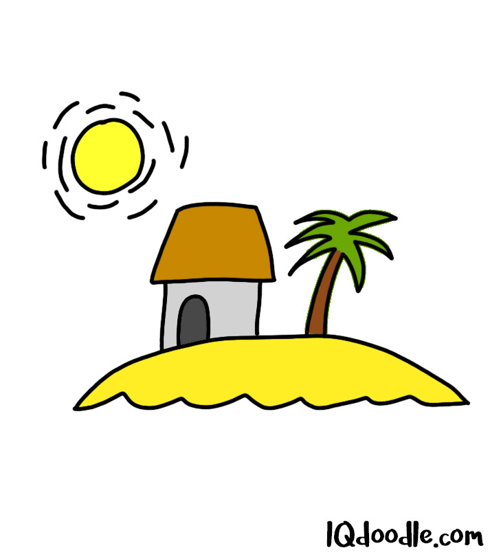 how to doodle a resort