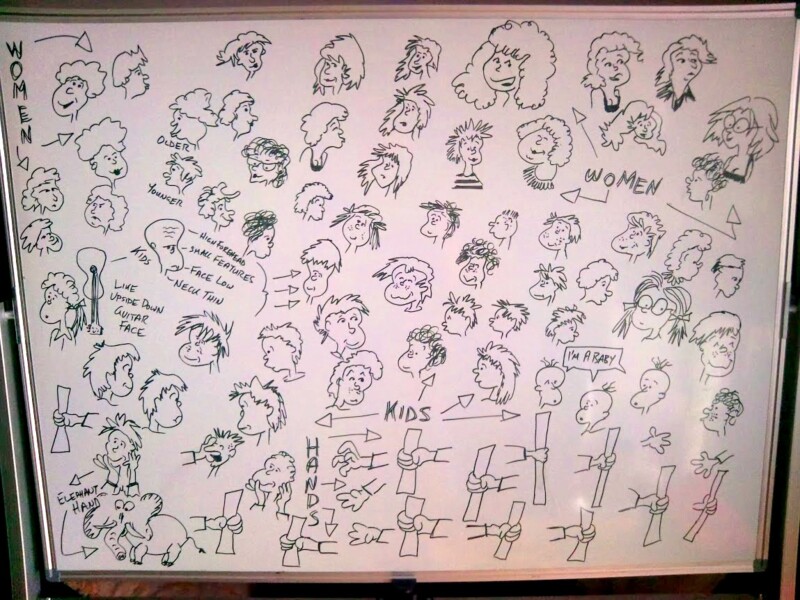 Day 18 - Doodling Heads of All Shapes and Sizes 10 1213521194